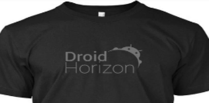 New DroidHorizon apparel available.