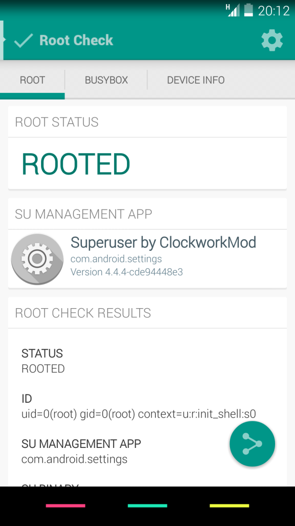 screen 2 root checker