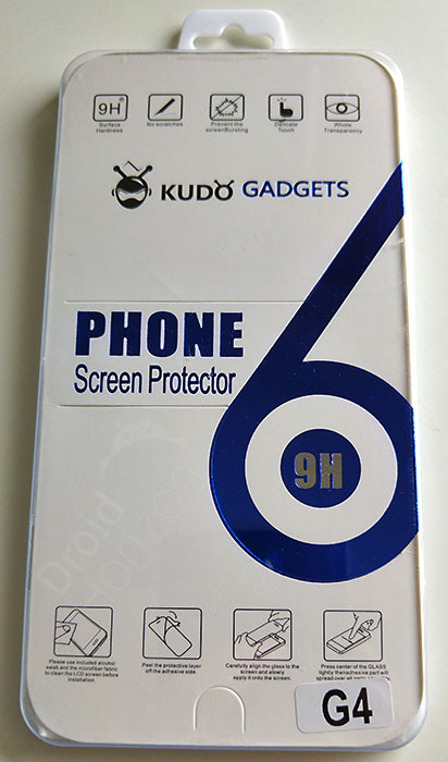 G4 Tempered Glass Screen Protector - Storage Case