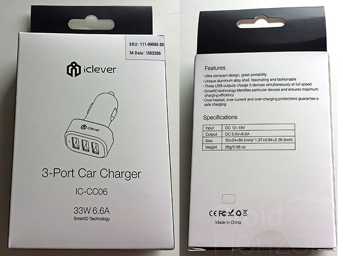 iClever Car Adapter - Box