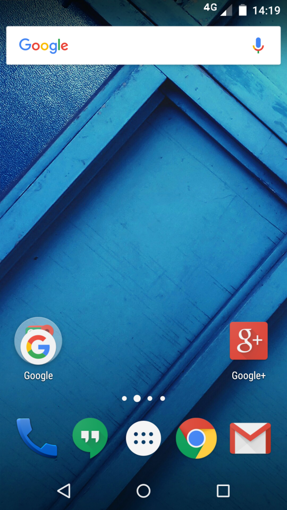 ui home screen