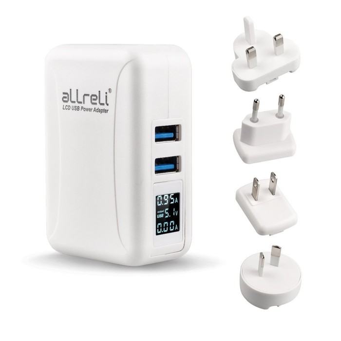 aLLreLi Dual USB charger