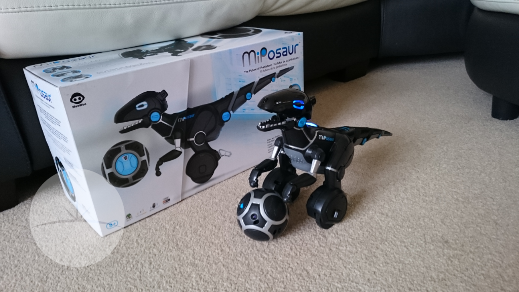 miposaur robot with trackball