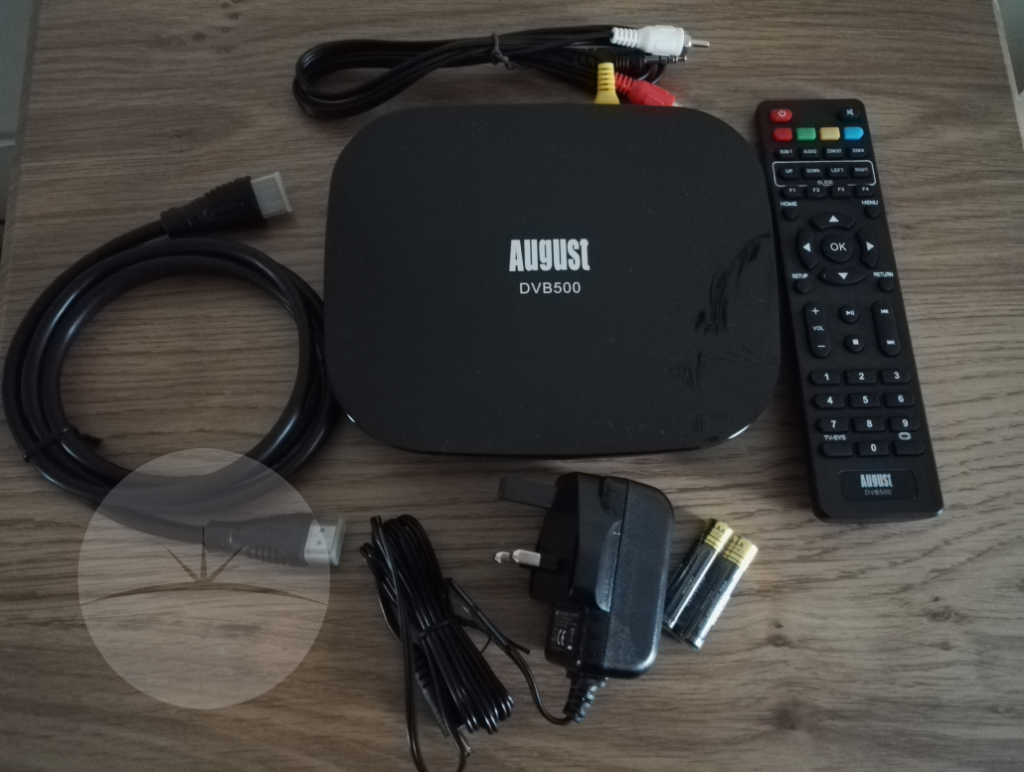 august dvb500 in-the-box