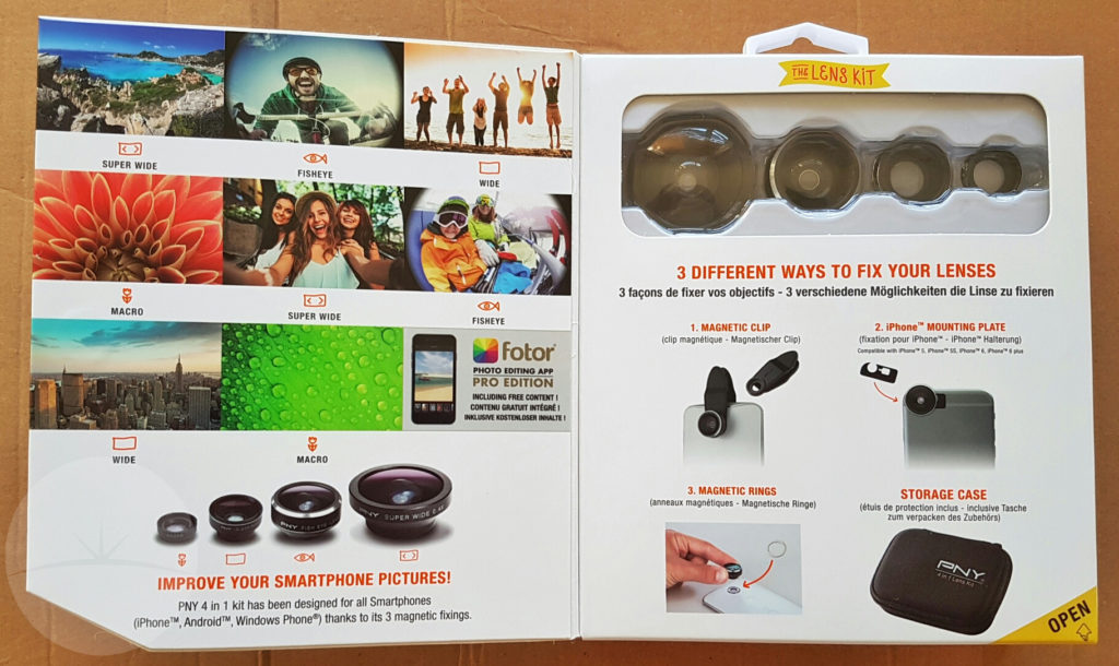 PNY Lens Kit - Open Box