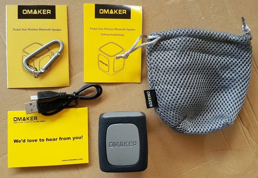 Omaker W4 Speaker - Contents