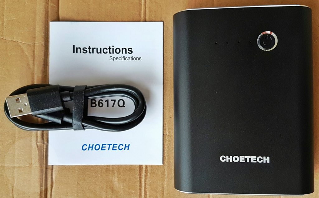 Choetech B617Q Power Bank - Contents