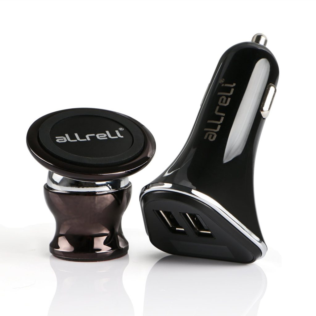 allreli-USB-Car-Charger-and-holder