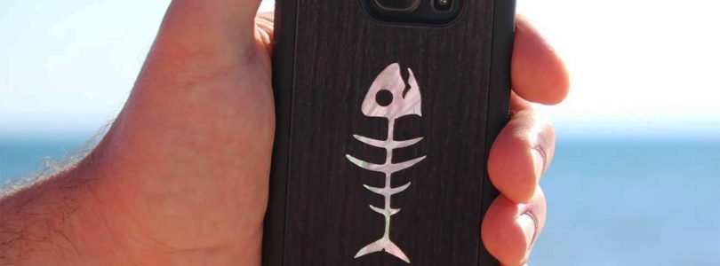 Fishbone Inlay SEASIDE SHELL CASE from Carved Review