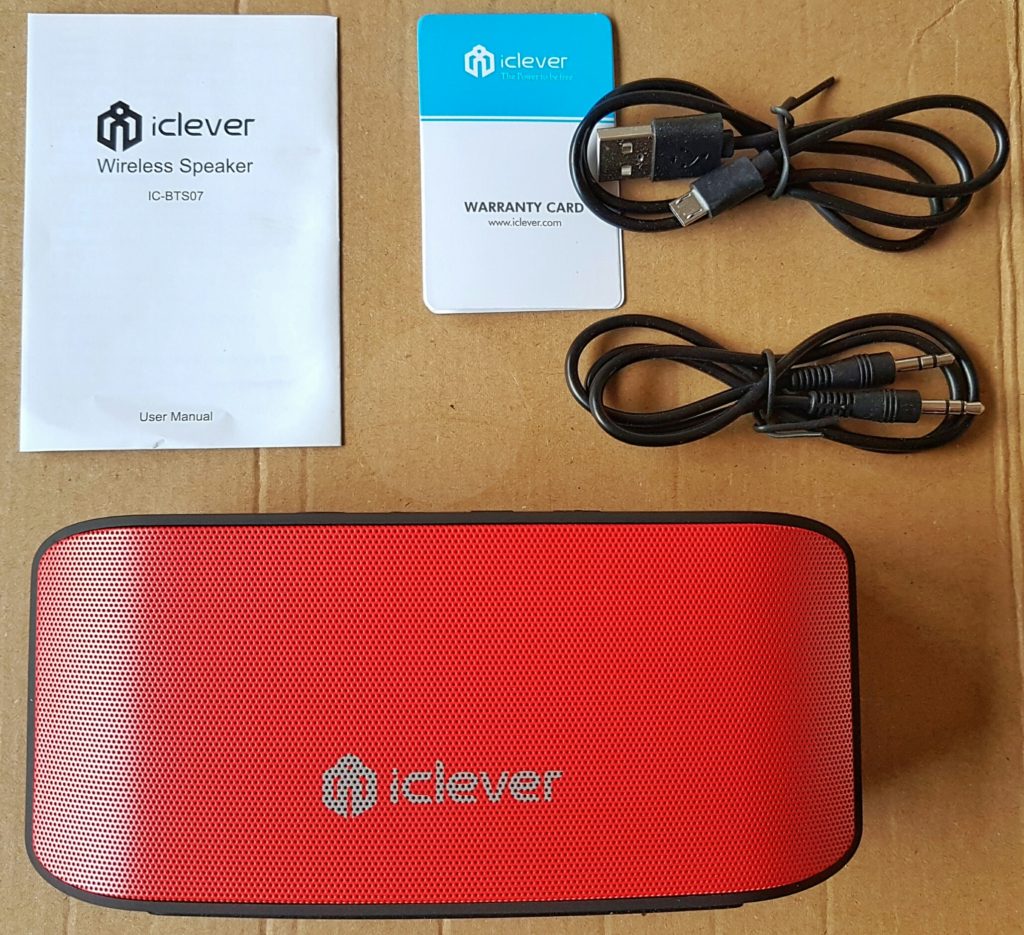 iClever BTS07 Speaker - Contents