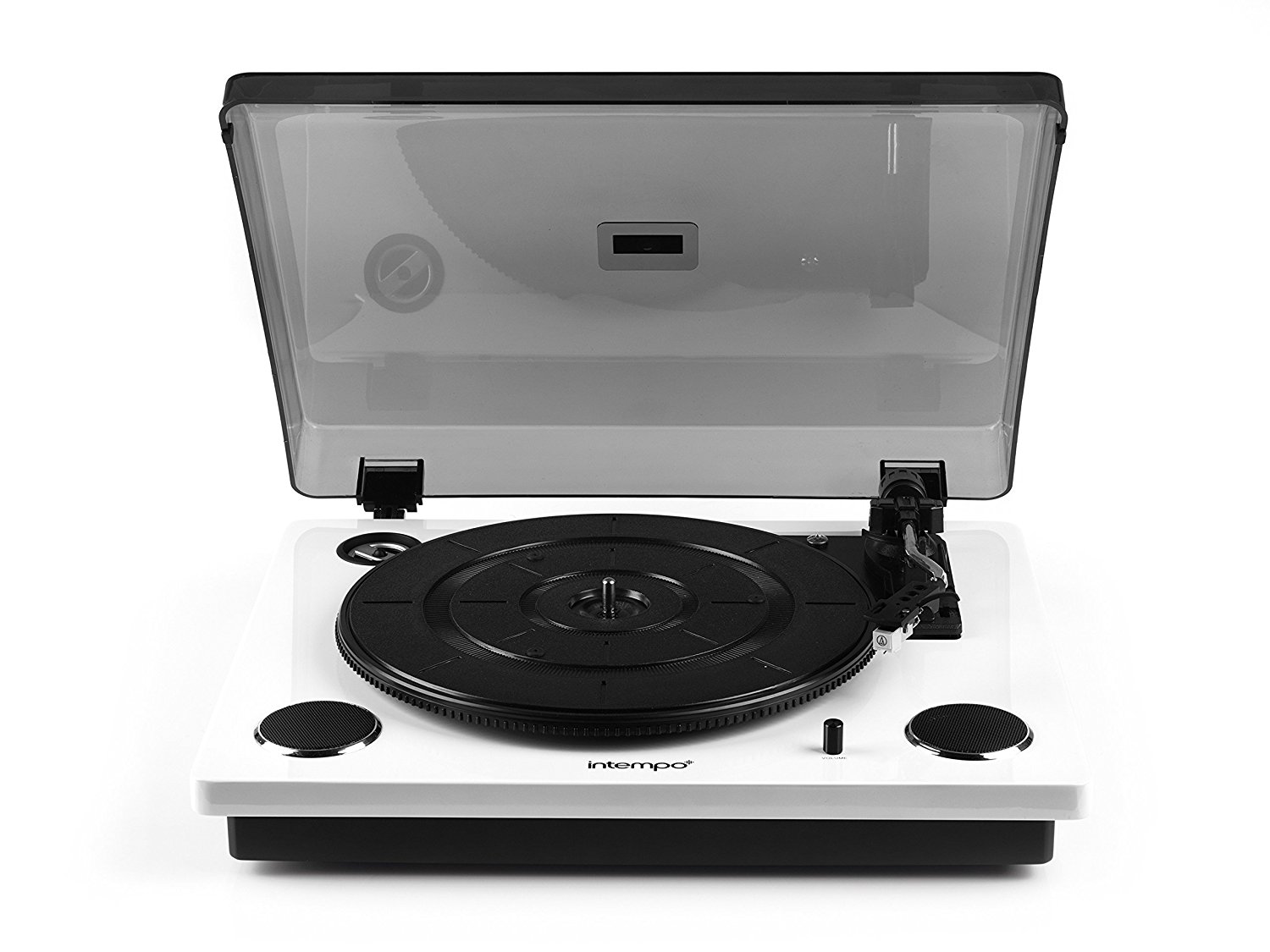 intempo turntable with speakers