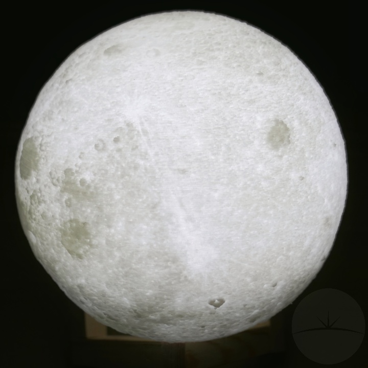 AGM Moon Lamp - Lit