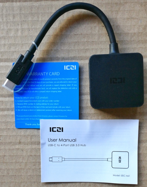 ICZI USB-C Hub - Contents