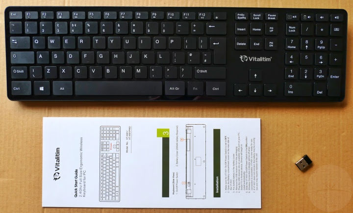 Vitalitim VT-K01Pro Keyboard - Contents