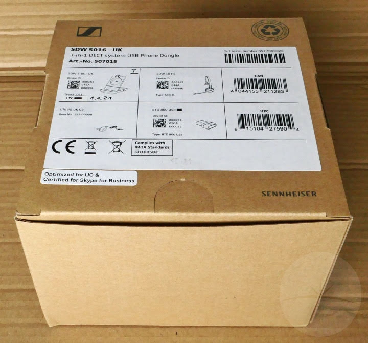 Sennheiser SDW5016 Headset - Box