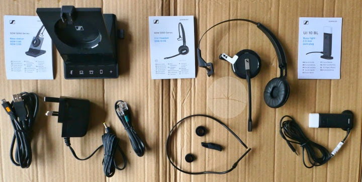 Sennheiser SDW5016 Headset - Contents