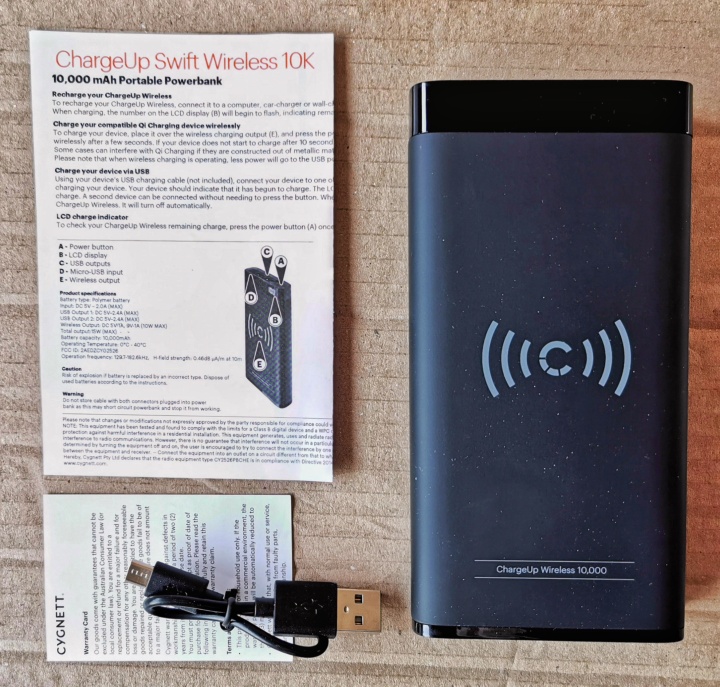 Cygnett ChargeUp Swift - Contents