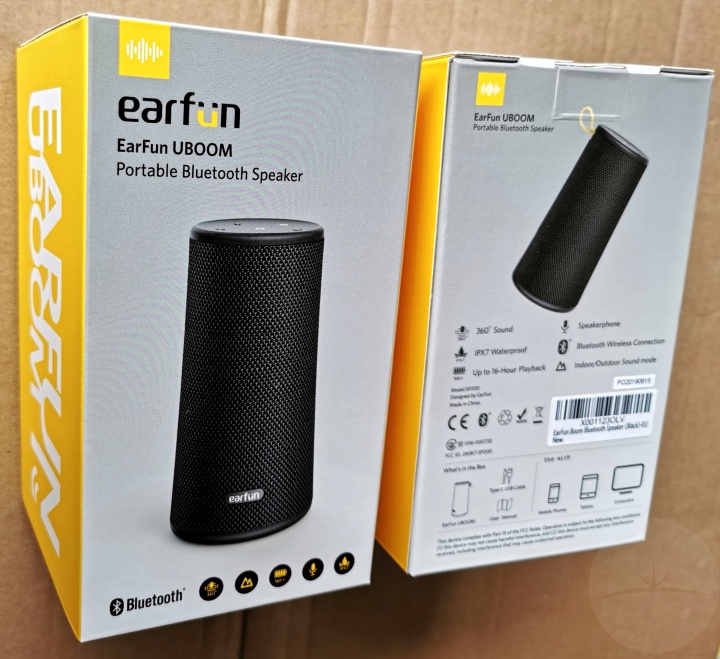 EarFun UBOOM - Boxes