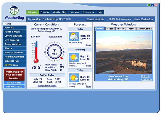 How to use and enjoy Weatherbug, tips & tricks screenshot