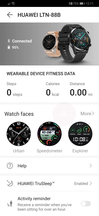 Huawei Watch GT 2 - Health App