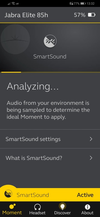 Jabra Elite 85h - App SmartSound