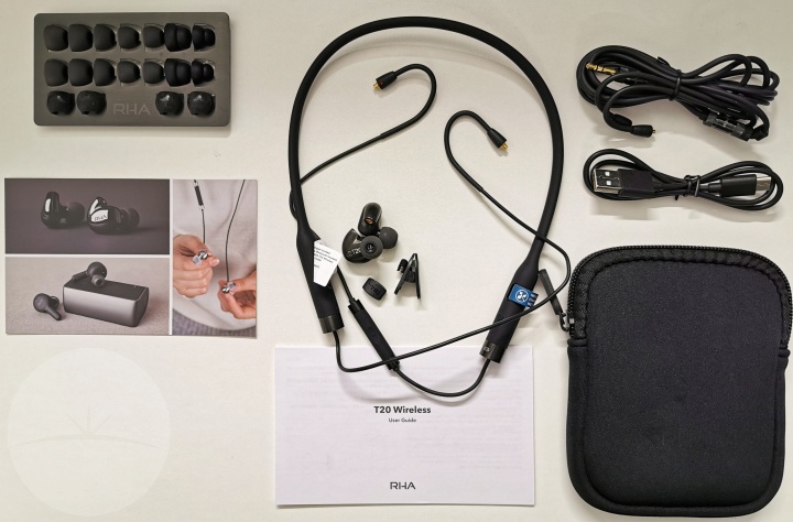 RHA T20 Wireless - Contents