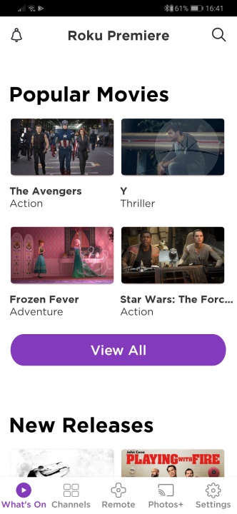 Roku Premiere - App What's On