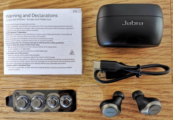 Jabra Elite 75t - Contents