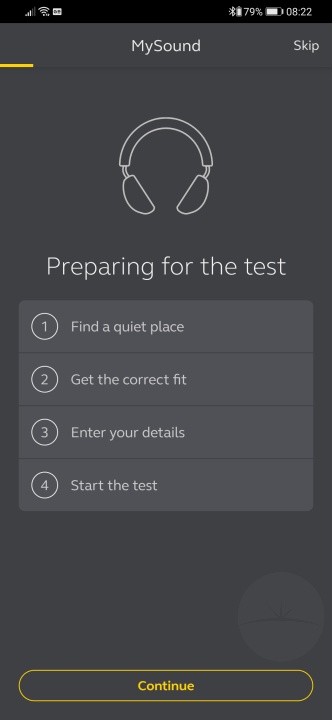 Jabra Elite 75t - Sound+ Hearing Test