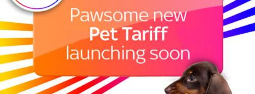 Available from today, the unique ‘Pet Tariff’ from Sky Mobile is the purr-fect plan for those pet owners who need to claw back on their data